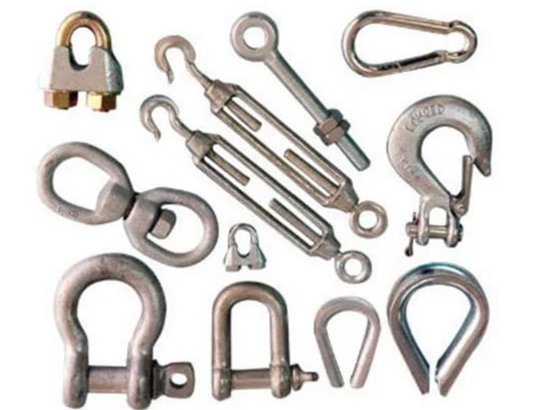 Соединительные элементы (аксессуары для тросов стальных и цепей)